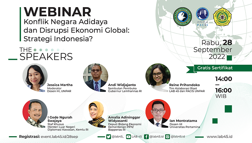 Konflik Negara Adidaya dan Disrupsi Ekonomi Global: Strategi Indonesia?