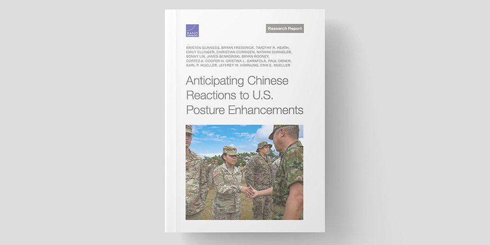 Anticipating Chinese Reactions to U.S. Posture Enhancements