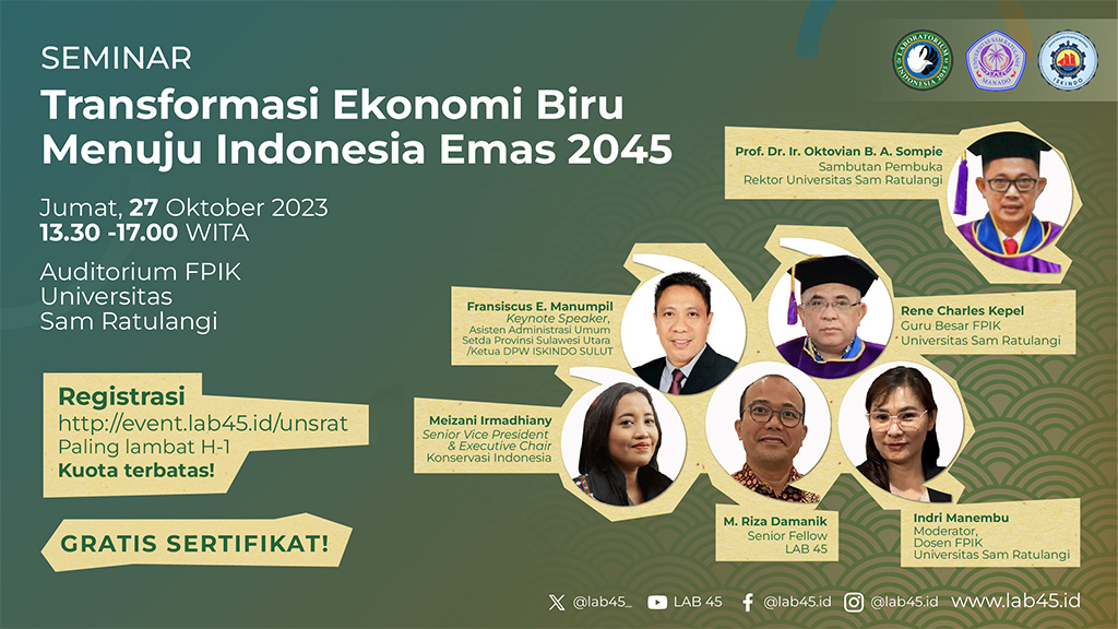 Transformasi Ekonomi Biru&nbsp;Menuju Indonesia Emas 2045