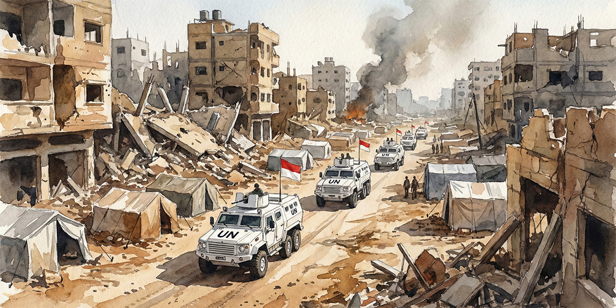 Opsi Militer Perang Asimetris Gaza